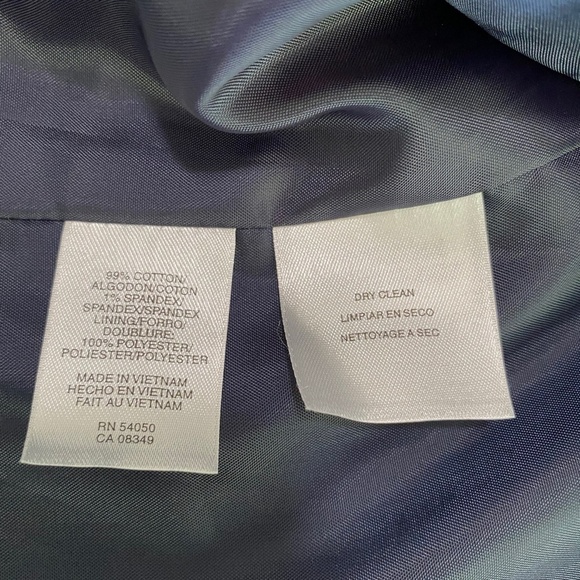 LADIES Jones & Co. stretch blazer navy size 12 - Picture 6 of 6